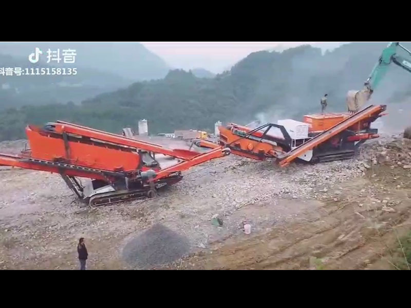 山東移動破碎機(jī)廠家現(xiàn)場案例
